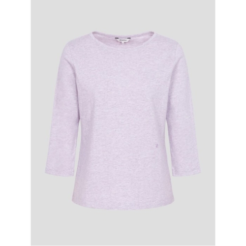 빈폴레이디스 7부 보트넥 슬림핏 티셔츠 라벤더 BF5741C01T