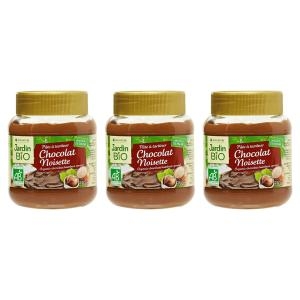 Jardin BiO 쟈뎅 바이오 초콜릿 헤이즐넛 스프레드 잼 350g 3팩