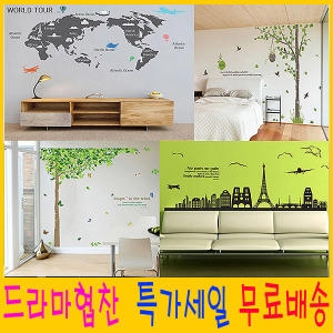 십일절 쉽고 간편한 우리집꾸미기 포인트스티커 그래픽 시트지 벽지 키재기 창문
