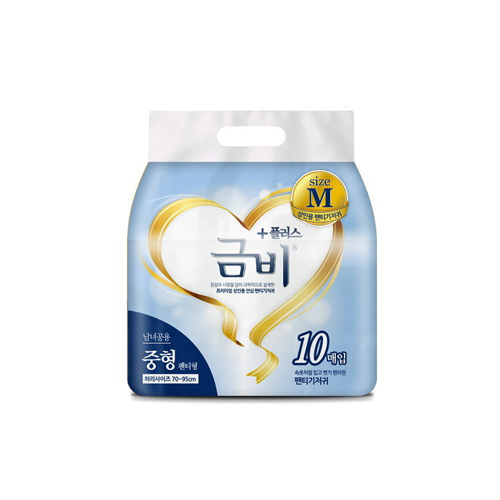 금비 플러스 팬티형 중형 10개 (4팩(40개))_이미지