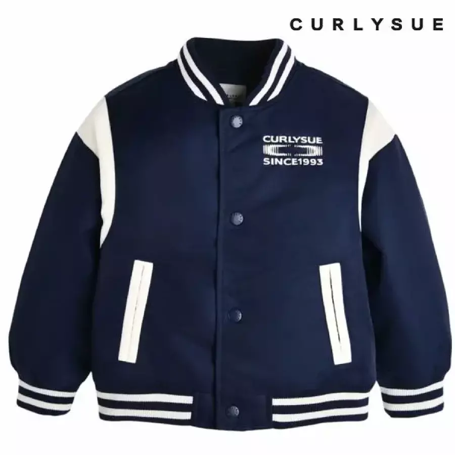 컬리수 아동 스타디움 바시티 자켓 C251JM251P
