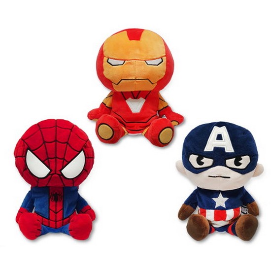 수프리머 마블 캡틴아메리카 아이언맨 스파이더맨 인형 드라이버커버