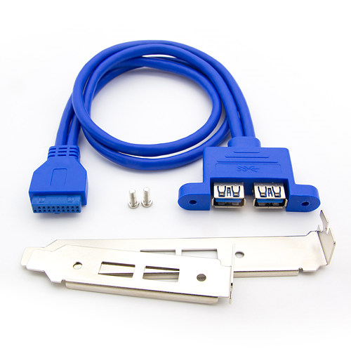 탑라인에이치디 HDTOP HT-I21 USB 3.0 2포트 확장 브라켓_이미지