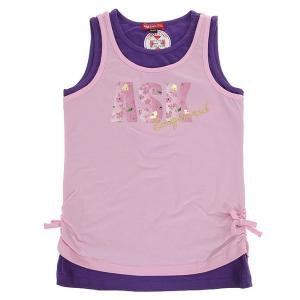 ASK주니어 에스크주니어 사계절 여아 레이어드 나시 TS(JR1MTT508FL핑크)