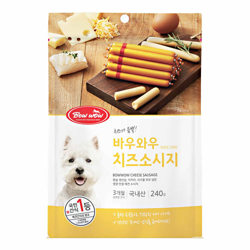 바우와우 치즈소세지 240g (14p) (5개)_이미지