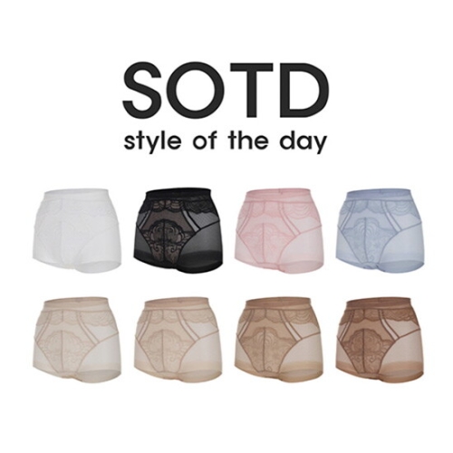  SOTD 슬립업 하이웨스트 거들 보정 팬티 [8매]
