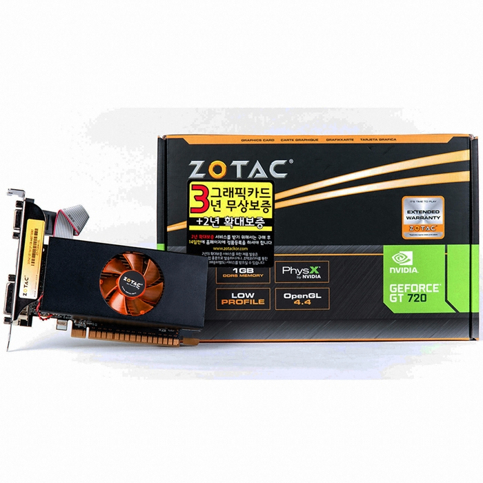 ZOTAC 지포스 GT720 D5 1GB LP