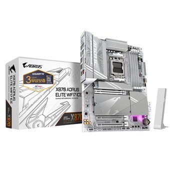 GIGABYTE X870 <b>AORUS</b> <b>ELITE</b> WIFI7 ICE 피씨디렉트