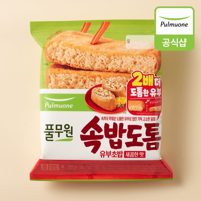 풀무원 속밥도톰 유부초밥 새콤한맛 524g이미지입니다. 누르면 해당 게시물로 새창이동합니다.