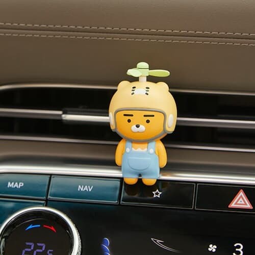 카카오프렌즈 날아라 고고싱 라이언 차량용 송풍구 방향제