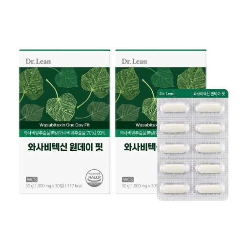 닥터린 와사비텍신 원데이 핏 30정 (2개)