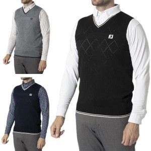 골프 다이아 브이넥 스웨터 베스트 조끼 FJ-F24-M10