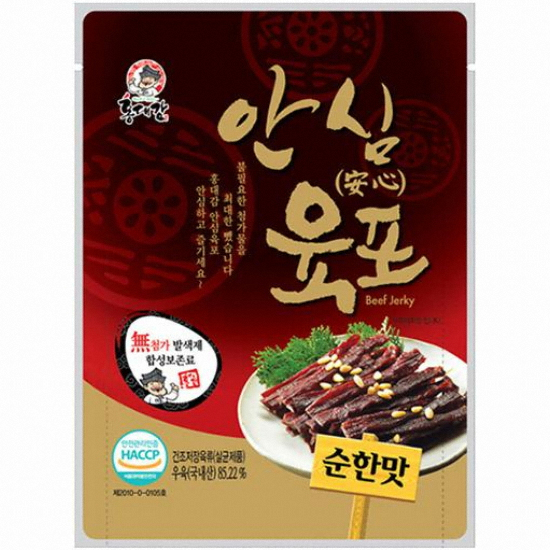 청미식품 홍대감 안심 육포 순한맛 15g (25개)_이미지