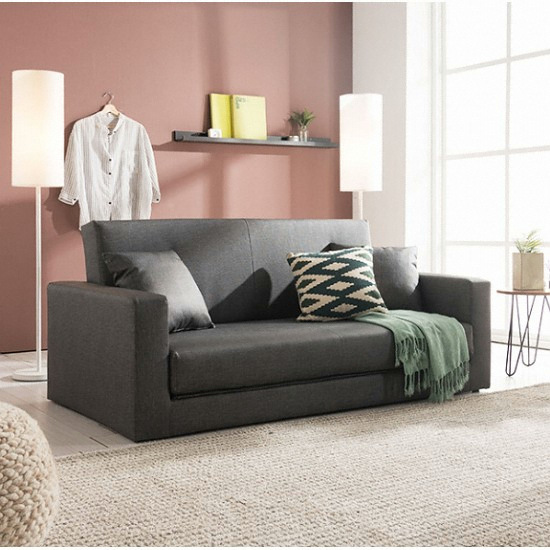 채우리 푹쉼 루앙 가죽 소파베드 3인용_이미지