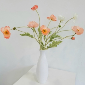 가로 무광 세라믹 도자기 식탁화병 높이 24cm