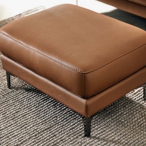 자코모 라미에르 Ⅱ 비텔로 슈렁큰 천연통가죽 스툴_이미지