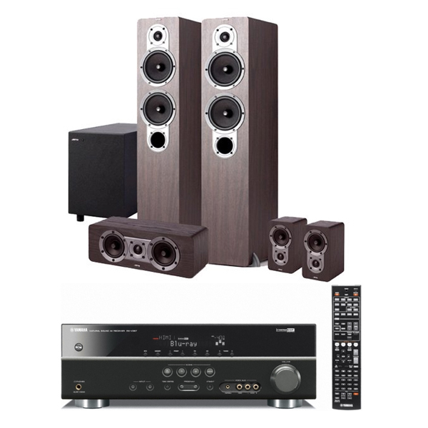 야모 S426 5.1채널 + 야마하 AV리시버 (RX-V367, SB210)_이미지