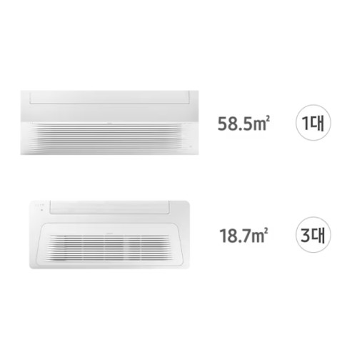 삼성전자 무풍에어컨 + 인피니트 라인 36평 4실(18+6+6+6평) 단배관 (공식인증 설치)_이미지