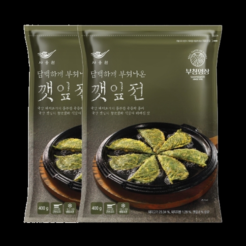 깻잎전 400g / 명절음식 /제사/차례 2개