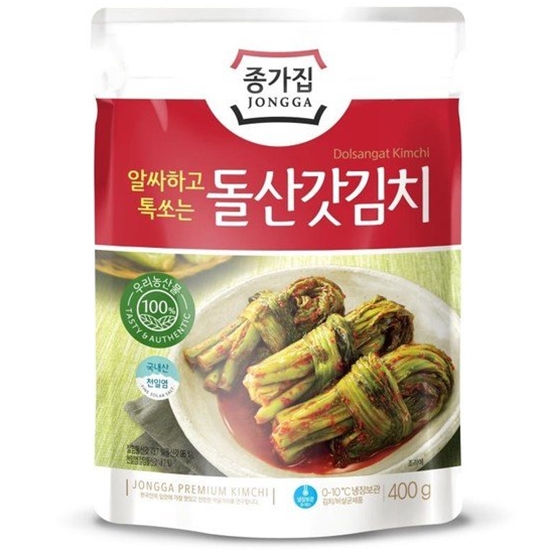 대상 종가집 돌산갓김치 400g (1개)_이미지