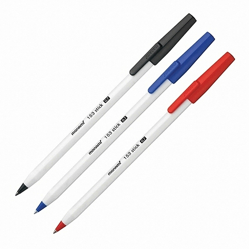 모나미 153 스틱 볼펜 0.7mm (3개)_이미지