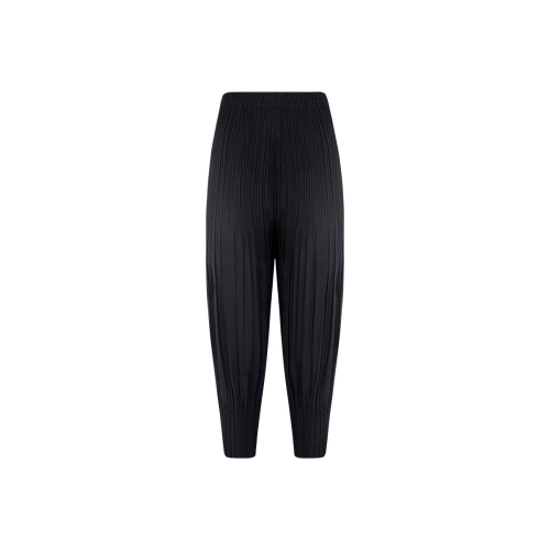 요이츠 이중 주름 배기 조거 플리츠 팬츠_YJ08WRPSL04_이미지