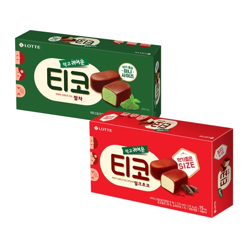티코 말차 510ml x 1개 + 밀크초코 510ml x 1개