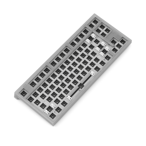 FL-ESPORTS MK750 유무선 기계식 커스텀 베어본 (투명 화이트)_이미지