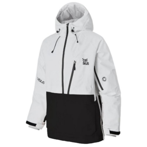 셀시우스 보드복 스톰 아노락 자켓 화이트블랙_이미지