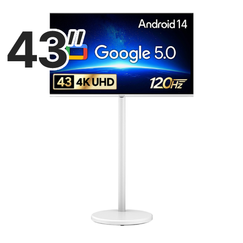 창홍  스마트TV 4K CH431UHD Google M9GPW1 120Hz 구글 5.0 이동형 패키지