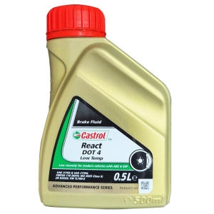 캐스트롤  리액트 DOT4 Low Temp 저점도 LV 브레이크 오일 500ml 영국산 ISO4925 Class6