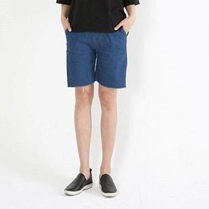 셀러허브 패션 JH4P7S1U_51IB 여름용 반바지 5부 옆 빅포켓 청반바지