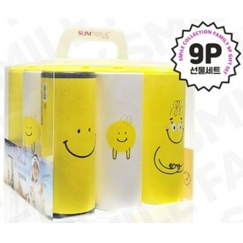 슬림티슈 ㅤ패밀리 스마일 60매 (9개입) *1팩_이미지