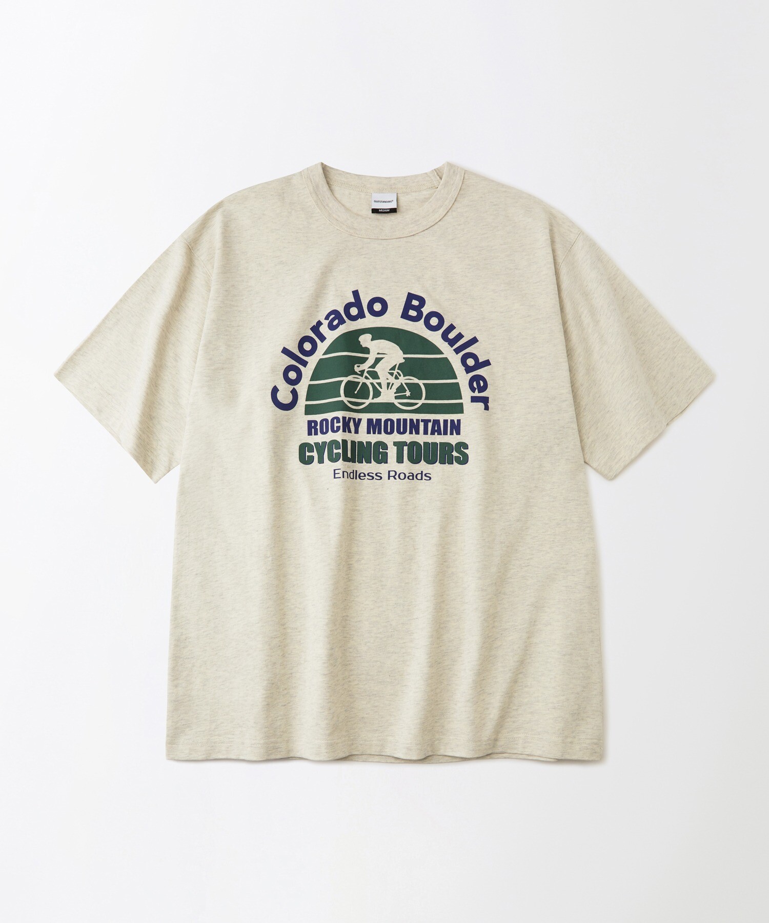 아웃스탠딩 ltgt OUTSTANDING V.S.C TEE COLORADO BOULDER _1%OATMEAL OSST141O 310150_이미지