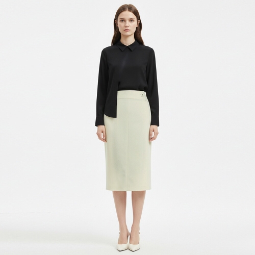 샵앤 국산 여성 오비단추 뒤트임 정장 스커트 NS-WSK-21057 35712537_이미지