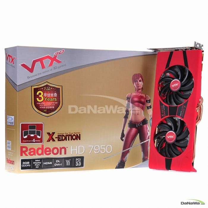 VTX3D 라데온 HD 7950 X-EDITION D5 3GB_이미지