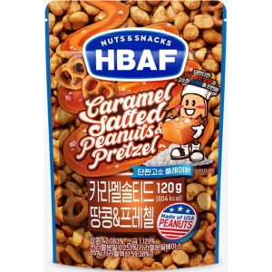 길림양행 바프 카라멜 솔티드 땅콩프레첼 120g (4개)_이미지