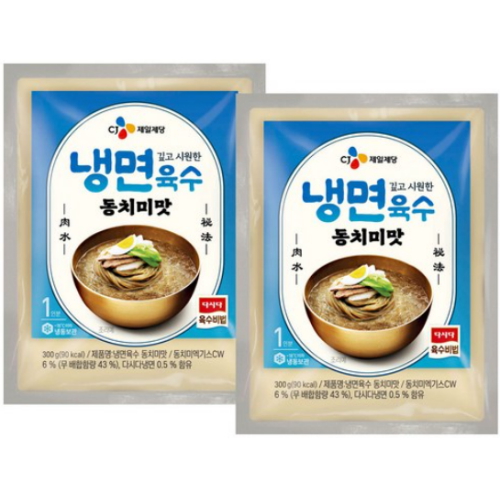 CJ제일제당 냉면육수 동치미맛 300g (2개)
