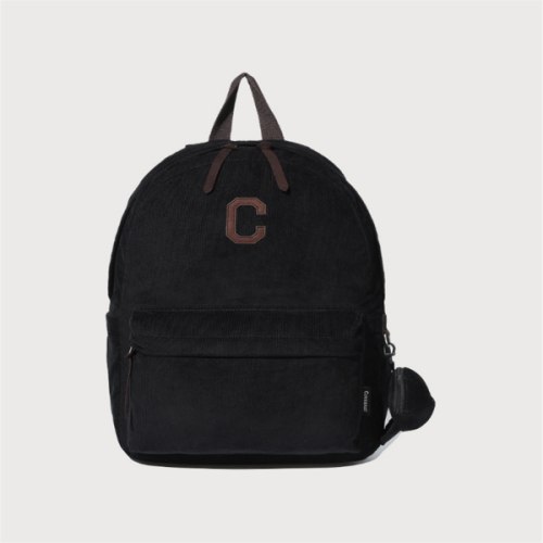 커버낫 C로고 코듀로이 백팩 B1 CO2504BP01 BK NA WI