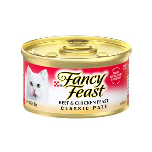 네슬레퓨리나 팬시피스트 화이트라벨 비프&치킨 캔 85g (72개)