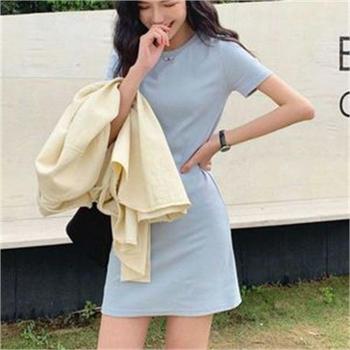 오노마 ONM 파스텔 컬러 베이직 무지 원피스 여자 10대 데일리룩 S7905570_이미지