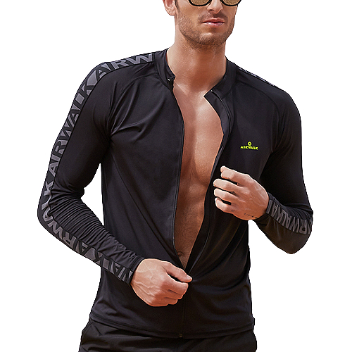 에어워크서프 남성 래쉬가드 집업 YAWe5064_이미지