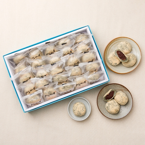 진기식품 시루아네 콩쑥개떡 개별포장 25개