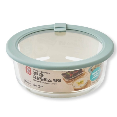 오늘좋은 실리콘 오븐글라스 원형 950ml_이미지