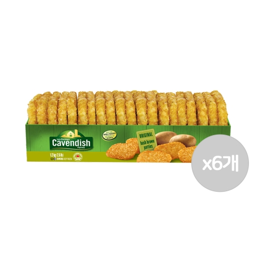캐빈디쉬 해쉬브라운 포테이토 패티 1.2kg (6개)