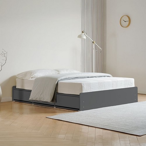 디아스침대 에밀 무헤드 통서랍 3단 수납 침대 SS (오르사폼필로우탑독립)_이미지