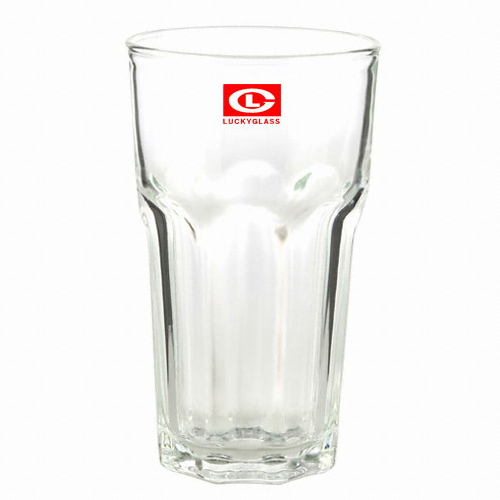 럭키글라스 롱 유로 텀블러 카페 유리컵 380ml