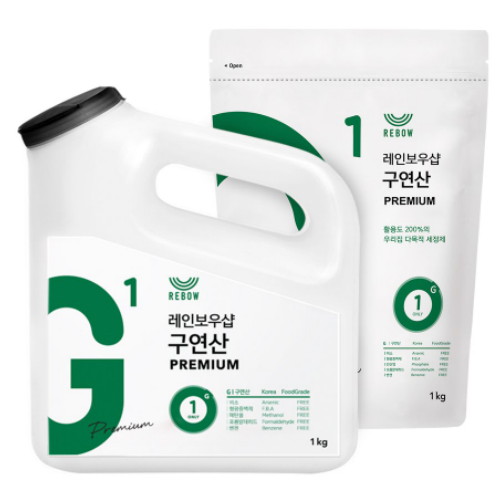 레인보우샵 구연산 프리미엄 왕톡톡이 리필세트 (1세트)_이미지