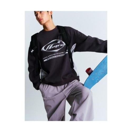  에잇세컨즈 레이싱 배색 디테일 스셔츠 애쉬 264241DY34 264241DY34 465273