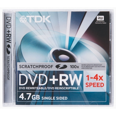 TDK DVD+RW 4.7GB 4x 쥬얼 10장 SHC